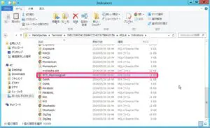 サイコロジカルラインをMT4にインストール2