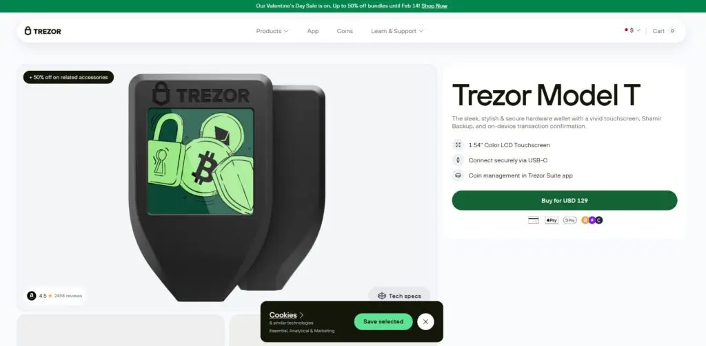 Trezor Model T