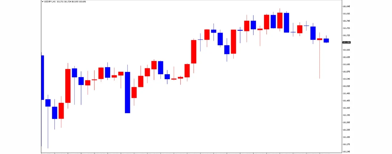 ドル円の1日の推移