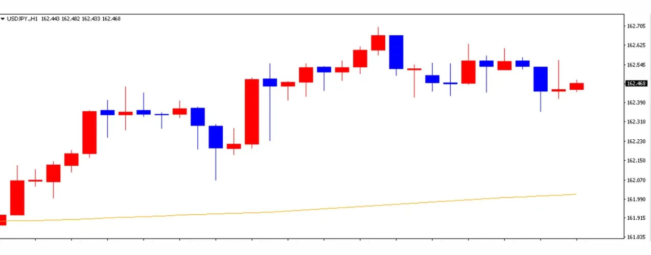 ドル円の1日の推移
