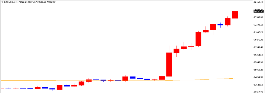 image | FXGT ビットコインの1週間の推移